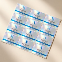 Étiquettes autocollantes personnalisées en PVC de 3 ml, 5 ml, 10 ml, résistantes à l'eau et à la chaleur, avec code-barres, pour flacons en verre de peptides