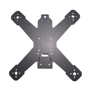 Plaque de cadre en fibre de carbone 3K SHENYU, épaisseur 10 mm, usinée CNC, légère, pour drone de course FPV - Product Image 1