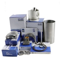 Kit de chemises de cylindre pour moteur diesel Isuzu 4JA1 4JB1, comprenant injecteur de carburant, turbocompresseur, piston, joint de culasse, alternateur et vilebrequin