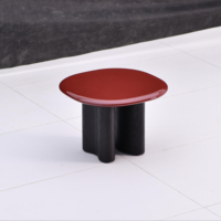 Gran oferta, moderno, minimalista, de lujo, superior de mármol, pintura de Piano de alto brillo, Unidad de mesa de centro para sala de estar