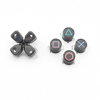 Pièce de rechange pour manette PS5 : Bouton directionnel en cristal, fonction D-pad, touches ABXY et levier analogique pour Astro Bot PS5