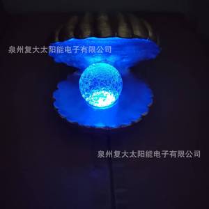 Resin Shell <b>Night</b> <b>Light</b> <b>LED</b> Color Changing USB Powered Tap Control Globe Shape Indoor Decorative Lamp - Product Image 2