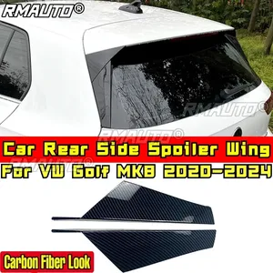Golf MK8 Rear Side Roof Spoiler Glossy <b>Black</b> Sport Style Rear Side Spoiler <b>Wing</b> for VW Golf MK8 2020-2024 Car Accessories - Product Image 2
