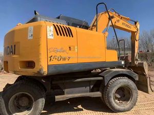 Excavatrice sur pneus Hyundai 150W d'occasion, d'origine coréenne, 15 tonnes, modèle 150W, machine Hyundai d'occasion - Product Image 5