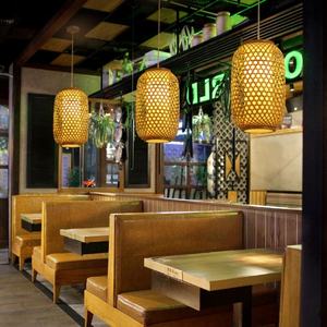 Modern Woven Chandelier <strong>Lamp</strong> Dining <strong>Bamboo</strong> Ceilings Decorative Kitchen <strong>Lamp</strong> <strong>Shade</strong> Woven Oversized Rattan Cane Pendants Light - Product Image 6