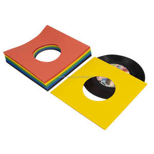 Housses pour disques vinyles 45 tr/min Protection sans acide de qualité supérieure de 7 pouces en papier multicolore pour 7 disques simples - Product Image 5
