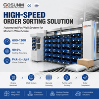 Solución de Automatización de Almacenes Gosunm, Inteligente, de Alta Velocidad y Duradera, con Capacidad Personalizable, Sistema de Clasificación de Pared, Cumplimiento de Pedidos