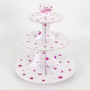 Mesa <span class=keywords><strong>de</strong></span> <span class=keywords><strong>pastel</strong></span> <span class=keywords><strong>de</strong></span> boda, juego <span class=keywords><strong>de</strong></span> soporte para postre, Material <span class=keywords><strong>de</strong></span> papel, <span class=keywords><strong>precio</strong></span> <span class=keywords><strong>de</strong></span> fábrica, venta al por mayor - Product Image 4