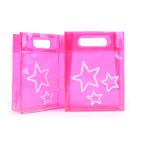 Nouveau style – Sacs à main miniatures en PVC transparent pour filles et garçons, motif bonbons, avec poignée, cadeau arc-en-ciel pour la Journée des enfants, sacs à main colorés découpés à la forme