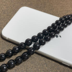 Nouvelles perles rondes en lucite de couleur unie, accessoires de bijoux DIY, bracelets, colliers, chaîne de téléphone portable, fabrication de bijoux - Product Image 3