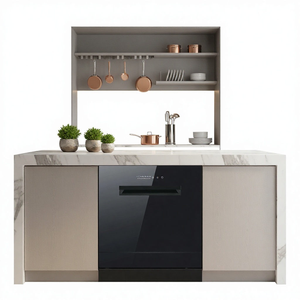 High Quality Fully-Integrated Built-in Dishwasher 12+1 Sets Triple Disinfection Home Automatic Dish Washer Machine