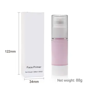 Base de Maquillaje facial transparente de alta calidad, imprimación facial hidratante vegana