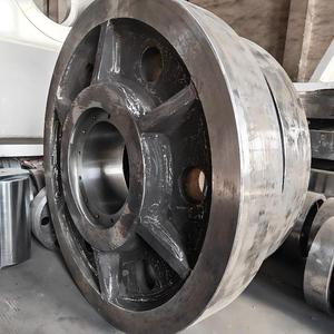 <span class=keywords><strong>Volano</strong></span> a puleggia per impieghi gravosi in acciaio legato/ferro grigio/ferro sferoidale, ingranaggio a corona, mulino a sfere, generatore diesel, pressa per forgiatura, lavorazione CNC - Product Image 4