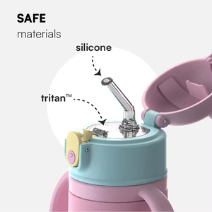 Vaso Sippy <span class=keywords><strong>de</strong></span> acero inoxidable <span class=keywords><strong>para</strong></span> niños <span class=keywords><strong>de</strong></span> 12oz con asa, vaso fácil <span class=keywords><strong>de</strong></span> llevar sin BPA <span class=keywords><strong>para</strong></span> bebé <span class=keywords><strong>para</strong></span> refrigeración <span class=keywords><strong>de</strong></span> agua <span class=keywords><strong>de</strong></span> <span class=keywords><strong>leche</strong></span> - Product Image 4