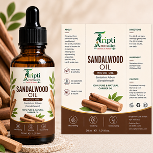 Pure Natural Sandalwood <b>Essential</b> <b>Oil</b> <b>for</b> Skin and Hair Care Body Massage Perfume Blending Soap Shampoo Fragrance <b>Diffuser</b> - Product Image 1