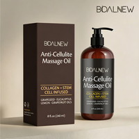 Huile de massage anti-cellulite OEM ODM, huile scintillante pour le corps, huile pour estomper les vergetures, huile hydratante pour le corps, huile pour le corps à l'extrait de graines