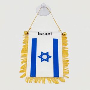 Wholesale Customized Israel Palestine Tassels Country Wall Hanging <b>Flags</b> for Window Polyester Digital Printed Decoration - Product Image 4
