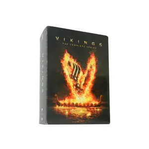 Vikingos DVD La Serie Completa Temporada 1-6 Boxset 27 Discos Películas Todas las 6 Estaciones 27 DVD Vikingos