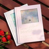 Cuaderno de Tapa Dura Artístico Vintage, con Forro, Diseño Hueco, Diario de Lujo Personalizable, Estilo Ins, Papelería Creativa, Planificador de Escritura