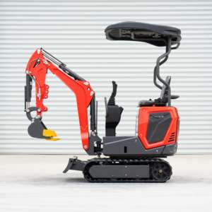 Mini-excavatrice à chenilles de 1,2 tonne à haute productivité pour la construction résidentielle urbaine, la réparation routière et les travaux agricoles - Product Image 2