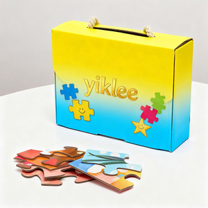 Services OEM/ODM, boîte d'expédition en carton ondulé à blocs de construction emboîtables, boîte à puzzles, boîte d'expédition, boîte de rangement pour jouets éducatifs précoces - Product Image 3