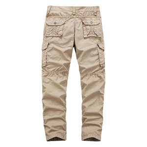 <span class=keywords><strong>Pantaloni</strong></span> Cargo in <span class=keywords><strong>cotone</strong></span> traspirante da uomo con tasche grandi piatte a metà tattico da Jogging Ropa Hombre rotto Streetwear per - Product Image 2