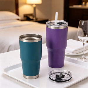 Jinwan - <span class=keywords><strong>Tazas</strong></span> al por Mayor Personalizadas, <span class=keywords><strong>Termos</strong></span> de Acero Inoxidable de 30 oz, Vasos Aislantes para Bebidas Frías y Calientes, Botellas de Agua Metálicas con Tapas - Product Image 6