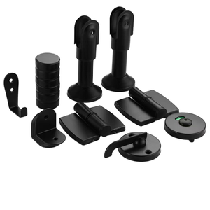 Chuyên nghiệp chống ăn mòn thép không gỉ nhà vệ sinh công cộng phân vùng bảng phần cứng hỗ trợ chân bản lề khóa cửa - Product Image 1