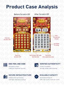 Tarjeta de rascar personalizada, vale de papel, tarjeta de rascar, tarjeta ganadora de lotería, billete de lotería de rascar personalizado - Product Image 6