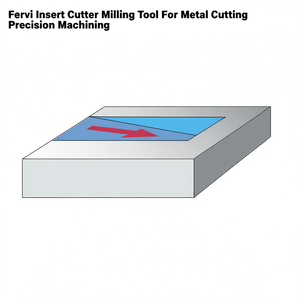 Outil de fraisage à inserts Fervi pour la découpe de métaux et l'usinage de précision - Product Image 2