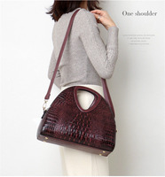 Nouveau sac à main bandoulière pour femmes, motif crocodile tendance, sac à main en cuir PU, sacs à main de marques célèbres, sac à main de luxe pour femmes
