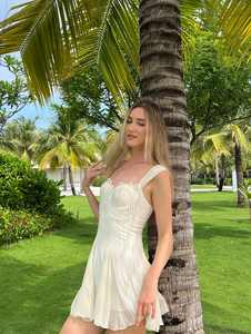 ओएम/ओटम कस्टम शाम पार्टी पोशाक प्रेमी गर्दन टले विरोधी-स्थिर सांस लेने योग्य-लाइन मिनी गाउन शादी अतिथि/कॉकटेल पार्टी - Product Image 2