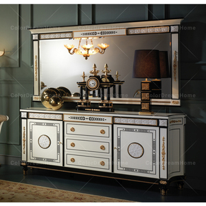 Đồ Nội Thất Phòng Ăn Cổ Điển Đồ Nội Thất Tự Chọn Và Gương Gỗ Trắng - Product Image 2