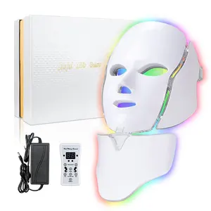 Trending Products 2024 New Arrivals led face mask Colorful 7 In 1 Led Facial Mask Red Light Therapy Face Mask Skin Care Products