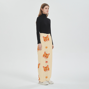 Fabbrica <span class=keywords><strong>gatto</strong></span> cartone animato più pantaloni del <span class=keywords><strong>pigiama</strong></span> in pile spesso per le donne bambini autunno inverno flanella casa indossare pantaloni - Product Image 5