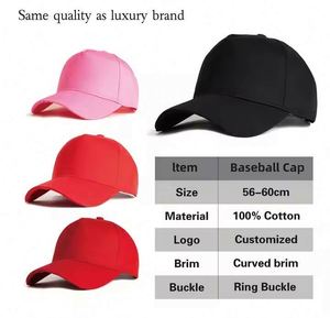 TCAP China High Quality Wholesale Classic Custom Logo Panel Gorras Baseball Caps Hats Mens - Product Image 3