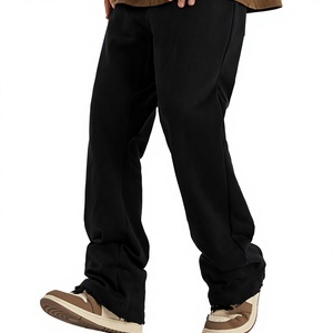 Nouvelle Arrivée Personnalisée – Pantalon Jogger Décontracté pour Homme, Hiver, Respirant, Taille Élastique avec Cordon de Serrage, Doublure Polaire, Coupe Évasée et Empilée - Product Image 2