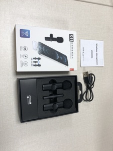 Factory Portable Lavalier <b>Wireless</b> <b>Microphone</b> Youtuber Set Low Latency Live Clip on Mini Video <b>Microphone</b> Recording - Product Image 5