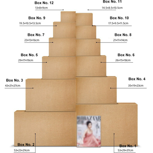 Hot Pick Logo personalizado Entrega de cartón corrugado Papel rígido ecológico para almacén Inventario Envío Solución de embalaje eficiente - Product Image 5