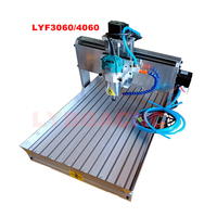 Machine de gravure CNC LYBGACNC LYF2030 3040 3060 4060 à refroidissement par air, 3/4/5 axes, pour gravure, perçage et fraisage