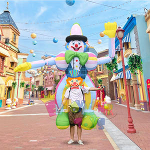 Guangzhou fábrica OEM nuevo diseño inflable desfile disfraz caminar inflable payaso bailando marioneta - Product Image 6