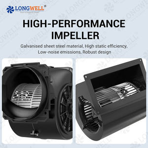 Longwell ec 133 מ "מ מסחרי קדימה centrifugal מאוורר כפול inlet אוויר צנטריפוגלי קירור וייבוש - Product Image 3