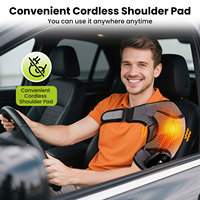 US Livraison gratuite Rechargeable électrique chauffage Vibration épaule masseur avec compresse chaude bras Massage ceinture soulagement de la douleur orthèse