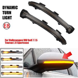 Feux de clignotants dynamiques à LED pour VW <span class=keywords><strong>Golf</strong></span> <span class=keywords><strong>7</strong></span> <span class=keywords><strong>7</strong></span>.5 GTI Jetta MK7 Touran, clignotants séquentiels pour rétroviseurs, lampes de signalisation - Product Image 3
