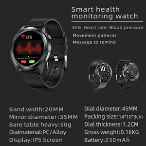 Montre connectée NORTH EDGE pour hommes, montre ECG, suivi du sommeil, de la pression artérielle et de l'oxygène, montre intelligente en silicone pour hommes, Reloj Hombre - Product Image 4