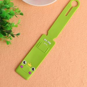Étiquettes de bagages en silicone personnalisées en gros avec service de découpe, disponibles en plusieurs couleurs - Product Image 3