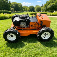 Tondeuse à gazon rotative autopropulsée de qualité industrielle avec poignée télescopique et moteur 2 temps