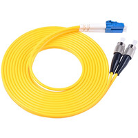 Kabel Patch Fiber LC/UPC-FC/UPC Kabel Patch Serat Optik Tunggal Kabel Patch Serat Optik Single Mode Duplex 1M 3M 5M 10M