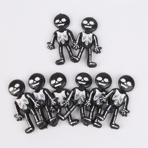 Nouveauté 2025 – Jouets squelettes Halloween noirs extensibles et moelleux pour cadeaux de fête et remplisseurs de sacs surprises - Product Image 4