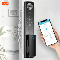 Cerradura Inteligente WiFi con Reconocimiento Facial y de Venas de la Palma de la Mano, Multi-idioma, Impermeable, con Código/Contraseña, App Tuya, Tarjeta de Memoria, Aleación de Aluminio, Fácil de Usar